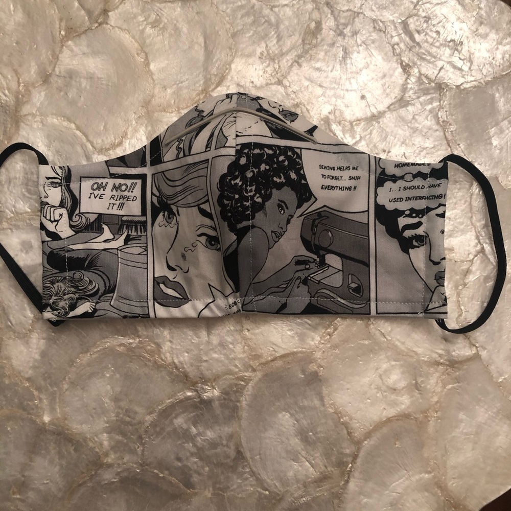 Comic face mask